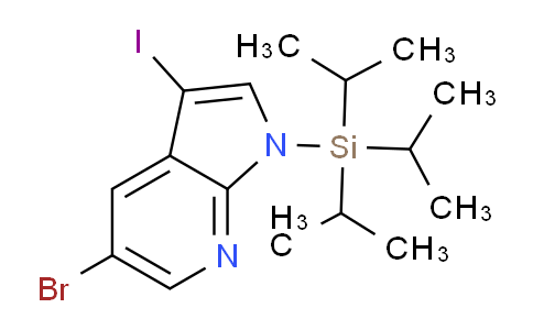 5-Bromo-3-iodo-1-(triisopropylsilyl)-1H-pyrrolo[2,3-b]pyridine