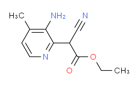 Ethyl 2-(3-amino-4-methylpyridin-2-yl)-2-cyanoacetate