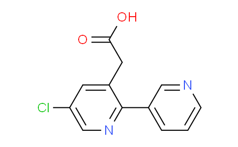 5-Chloro-2-(pyridin-3-yl)pyridine-3-acetic acid