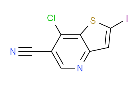 7-Chloro-2-iodothieno[3,2-b]pyridine-6-carbonitrile