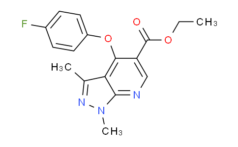 AM244604 | 174842-35-4 | Ethyl 4-(4-fluorophenoxy)-1,3-dimethyl-1H-pyrazolo[3,4-b]pyridine-5-carboxylate