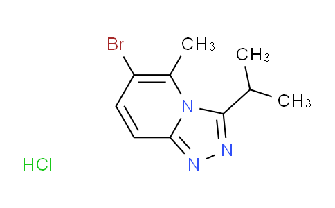 6-Bromo-3-isopropyl-5-methyl-[1,2,4]triazolo[4,3-a]pyridine hydrochloride