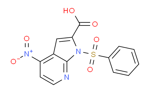 AM244665 | 1227266-87-6 | 4-Nitro-1-(phenylsulfonyl)-1H-pyrrolo[2,3-b]pyridine-2-carboxylic acid