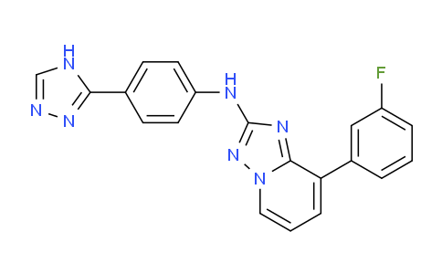 AM244736 | 1202619-29-1 | N-(4-(4H-1,2,4-Triazol-3-yl)phenyl)-8-(3-fluorophenyl)-[1,2,4]triazolo[1,5-a]pyridin-2-amine