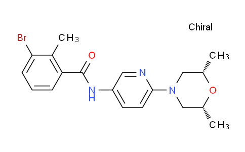 AM244763 | 1221721-86-3 | 3-Bromo-N-(6-((2R,6S)-2,6-dimethylmorpholino)pyridin-3-yl)-2-methylbenzamide