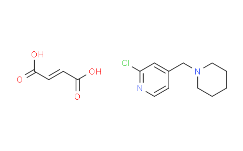 2-Chloro-4-(piperidin-1-ylmethyl)pyridine fumarate