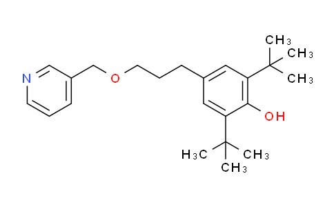 AM244799 | 150443-71-3 | 2,6-di-tert-Butyl-4-(3-(pyridin-3-ylmethoxy)propyl)phenol