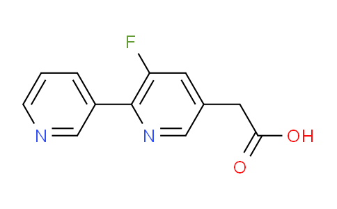 5-Fluoro-6-(pyridin-3-yl)pyridine-3-acetic acid