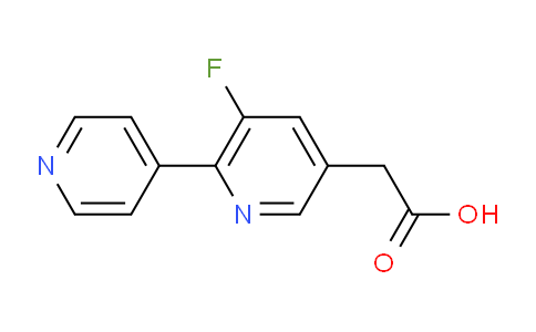 5-Fluoro-6-(pyridin-4-yl)pyridine-3-acetic acid