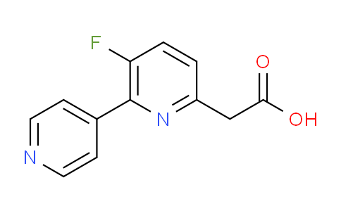 5-Fluoro-6-(pyridin-4-yl)pyridine-2-acetic acid