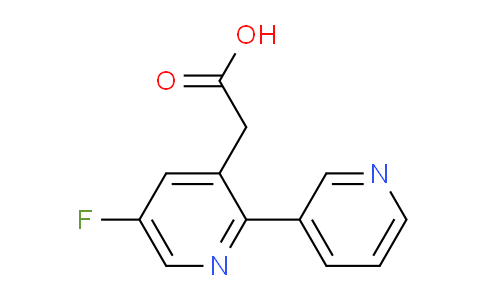 5-Fluoro-2-(pyridin-3-yl)pyridine-3-acetic acid