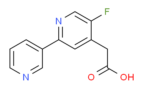 5-Fluoro-2-(pyridin-3-yl)pyridine-4-acetic acid