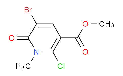 Methyl 5-bromo-2-chloro-1-methyl-6-oxo-1,6-dihydropyridine-3-carboxylate