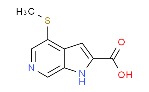 4-(Methylthio)-1H-pyrrolo[2,3-c]pyridine-2-carboxylic acid