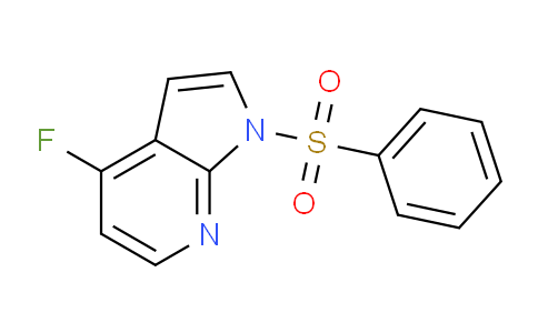 4-Fluoro-1-(phenylsulfonyl)-1H-pyrrolo[2,3-b]pyridine