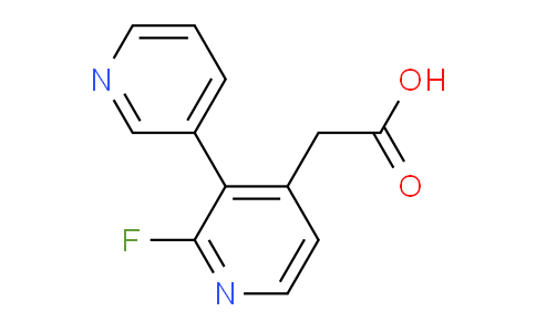 2-Fluoro-3-(pyridin-3-yl)pyridine-4-acetic acid