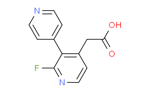 2-Fluoro-3-(pyridin-4-yl)pyridine-4-acetic acid