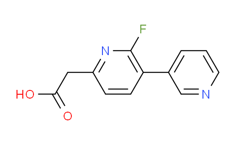 6-Fluoro-5-(pyridin-3-yl)pyridine-2-acetic acid
