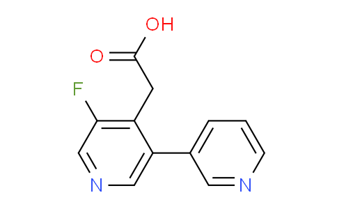 3-Fluoro-5-(pyridin-3-yl)pyridine-4-acetic acid
