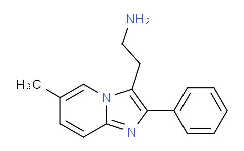 2-(6-Methyl-2-phenylimidazo[1,2-a]pyridin-3-yl)ethanamine