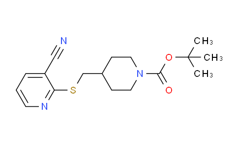 tert-Butyl 4-(((3-cyanopyridin-2-yl)thio)methyl)piperidine-1-carboxylate