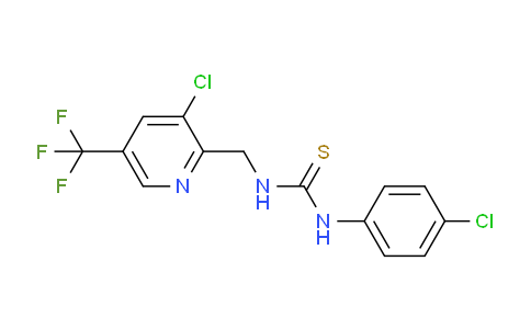 1-((3-Chloro-5-(trifluoromethyl)pyridin-2-yl)methyl)-3-(4-chlorophenyl)thiourea