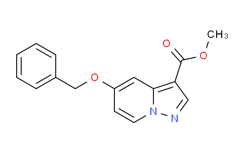Methyl 5-(benzyloxy)pyrazolo[1,5-a]pyridine-3-carboxylate