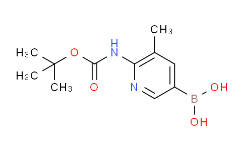 AM245071 | 1356087-58-5 | (6-((tert-Butoxycarbonyl)amino)-5-methylpyridin-3-yl)boronic acid