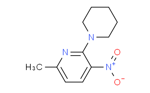 6-Methyl-3-nitro-2-(piperidin-1-yl)pyridine