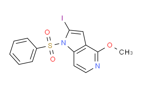 AM245137 | 1227269-13-7 | 2-Iodo-4-methoxy-1-(phenylsulfonyl)-1H-pyrrolo[3,2-c]pyridine
