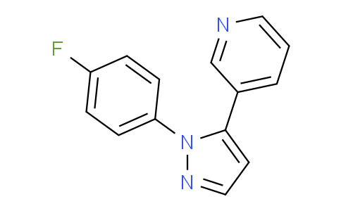 3-(1-(4-Fluorophenyl)-1H-pyrazol-5-yl)pyridine