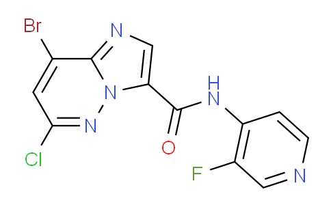 AM245164 | 1177415-98-3 | 8-Bromo-6-chloro-N-(3-fluoropyridin-4-yl)imidazo[1,2-b]pyridazine-3-carboxamide