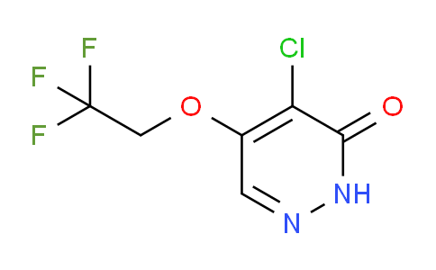 4-Chloro-5-(2,2,2-trifluoroethoxy)pyridazin-3(2H)-one