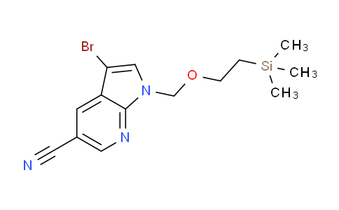 AM245204 | 1788041-63-3 | 3-Bromo-1-((2-(trimethylsilyl)ethoxy)methyl)-1H-pyrrolo[2,3-b]pyridine-5-carbonitrile