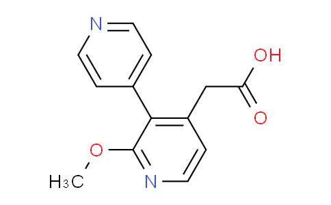 2-Methoxy-3-(pyridin-4-yl)pyridine-4-acetic acid
