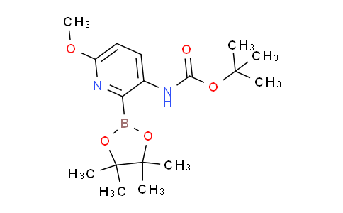 tert-Butyl (6-methoxy-2-(4,4,5,5-tetramethyl-1,3,2-dioxaborolan-2-yl)pyridin-3-yl)carbamate