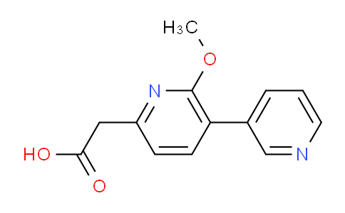 6-Methoxy-5-(pyridin-3-yl)pyridine-2-acetic acid
