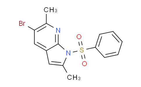 AM245249 | 1227270-91-8 | 5-Bromo-2,6-dimethyl-1-(phenylsulfonyl)-1H-pyrrolo[2,3-b]pyridine