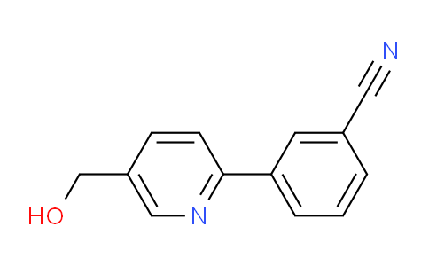 3-(5-(Hydroxymethyl)pyridin-2-yl)benzonitrile