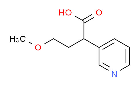 4-Methoxy-2-(pyridin-3-yl)butanoic acid
