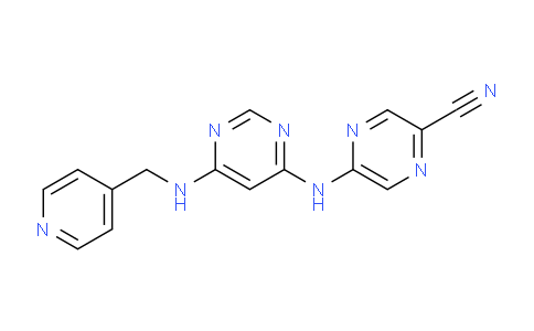 AM245294 | 1137475-35-4 | 5-((6-((Pyridin-4-ylmethyl)amino)pyrimidin-4-yl)amino)pyrazine-2-carbonitrile