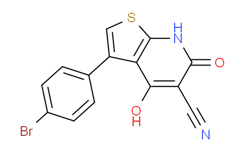AM245296 | 844499-56-5 | 3-(4-Bromophenyl)-4-hydroxy-6-oxo-6,7-dihydrothieno[2,3-b]pyridine-5-carbonitrile
