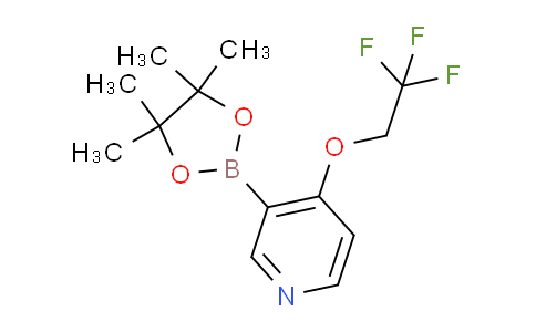 3-(4,4,5,5-Tetramethyl-1,3,2-dioxaborolan-2-yl)-4-(2,2,2-trifluoroethoxy)pyridine