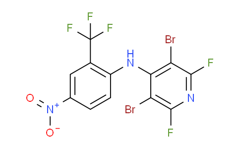 3,5-Dibromo-2,6-difluoro-N-(4-nitro-2-(trifluoromethyl)phenyl)pyridin-4-amine