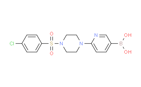 AM245308 | 1003043-43-3 | (6-(4-((4-Chlorophenyl)sulfonyl)piperazin-1-yl)pyridin-3-yl)boronic acid