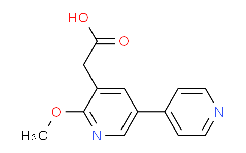 AM24531 | 1227493-79-9 | 2-Methoxy-5-(pyridin-4-yl)pyridine-3-acetic acid