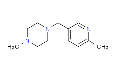 1-Methyl-4-((6-methylpyridin-3-yl)methyl)piperazine