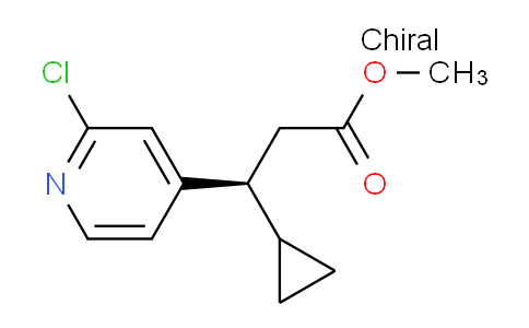 AM245330 | 1788058-39-8 | (S)-Methyl 3-(2-chloropyridin-4-yl)-3-cyclopropylpropanoate