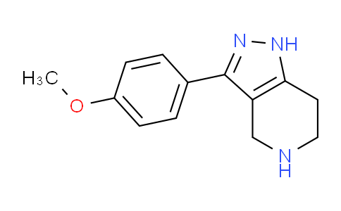 3-(4-Methoxyphenyl)-4,5,6,7-tetrahydro-1H-pyrazolo[4,3-c]pyridine