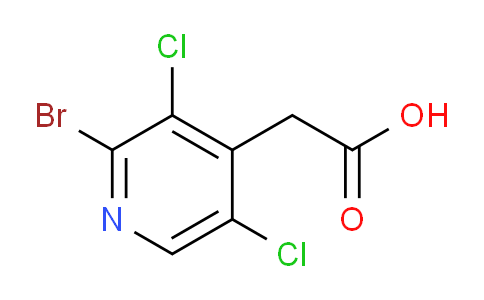 2-Bromo-3,5-dichloropyridine-4-acetic acid